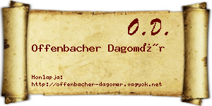Offenbacher Dagomér névjegykártya