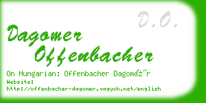 dagomer offenbacher business card